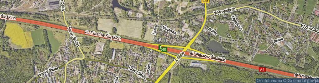 Zdjęcie satelitarne Krótka ul.